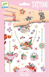 Ideiglenes tetoválás Fiona ékszerek DJECO