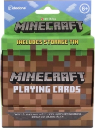 MINECRAFT játékkártyák fémdobozban