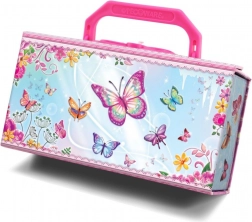 Pecoware ékszerdoboz – pillangók számos zárral és medálokkal