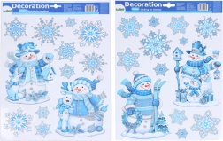 Karácsonyi ablakdekoráció 41 × 29 cm