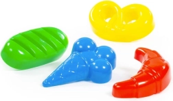 Wader élelmiszer formájú homokozó formák