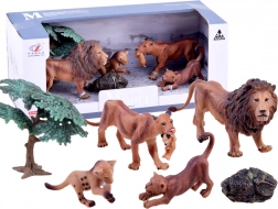 Szafari figurakészlet – tigriscsalád – Oroszlánok