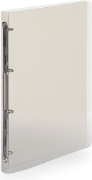 Gyűrűs mappa PP A4 füstszínű