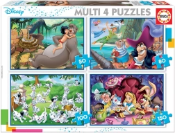 Educa Puzzle Disney Mesék 4 az 1-ben