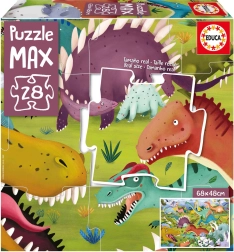EDUCA Puzzle Dinoszauruszok 28 darabos