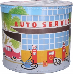 Kör alakú doboz Kisvakond motívummal