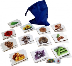 Természetes anyagok - fa memóriajáték 24 darabbal