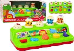 Pop Up Toy Felugró Állatok Oktató panel gyerekeknek Hangok