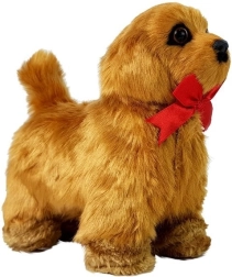 Interaktív kiskutya – sétál és ugat, barna