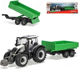fém traktor vontatóval VALTRA N174 – billenős utánfutó (10 cm) a Bburagótól