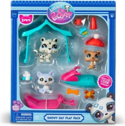 Játékkészlet Littlest Pet Shop Havas nap