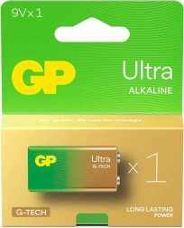 9V GP Ultra Alkaline Elem