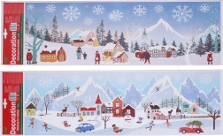 Ablakdekoráció Karácsony 59,5 × 21 cm