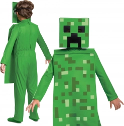 Minecraft Creeper gyerek jelmez 127–136 cm (7–8 év)