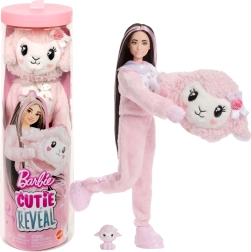 Barbie Cutie Reveal rózsaszín bárány – meglepetés kiegészítőkkel