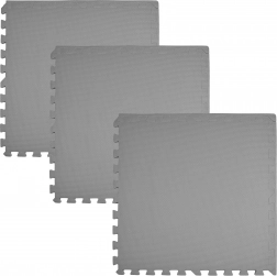 Humbi habszőnyeg 180 × 60, nagy vízálló puzzle, 3 db, sötétszürke