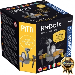 Robot Pitti - Összeszerelhető mozgó robot gyerekeknek