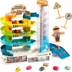 4 szintes parkológarázs elektromos lifttel és 6 autóval