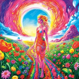 Puzzle Virágösvény 1023 darabbal