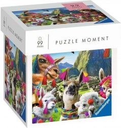 Ravensburger Puzzle Moment – láma, 99 darab