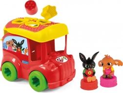 Szenzoros bedobós Bing busz 8 puha CLEMENTONI Soft Clemmy kockával