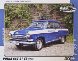 Puzzle Retro Autó Volha GAZ 21 VB 40 darab