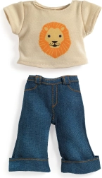 DJECO Ruhák babáknak - Elefántcsont