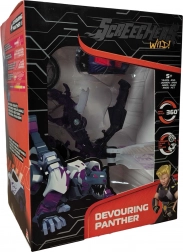 Screechers Wild! átalakuló készlet Devouring Panther érmével