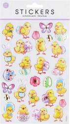 Húsvéti kiscsibés matricák