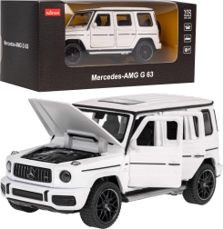 Mercedes‑AMG G 63 autómodell 1:32 Rastar, fém karosszériával és nyitható elemekkel – Fehér