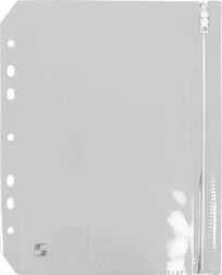 Átlátszó cipzáras tasak A5