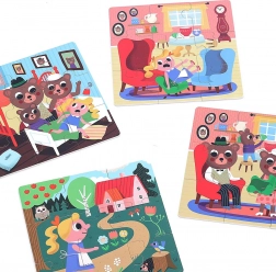 Vilac fa puzzle Aranyhaj 4 az 1-ben