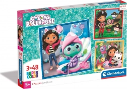 CLEMENTONI Puzzle Gabi varázsháza 3×48 darab