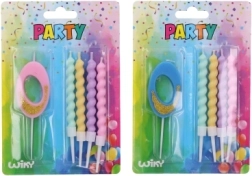Party gyertya 0-ás szám gyertyával