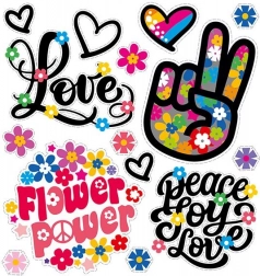 Vasalható matrica Virágok Ereje kis ív