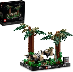 Lego Star Wars dioráma: üldözés speeder bike-on Endoron