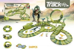 Dinoszaurusz autópálya autóval, 260 darab