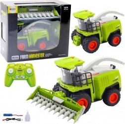 RC kombájn kukoricaadapterrel 2,4 GHz