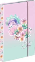 Virágmintás A5-ös formátumú füzetbox