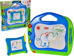 Színes mágneses rajztábla 2 az 1-ben Elefánt