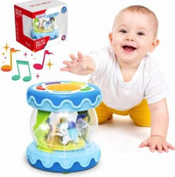 WOOPIE BABY 3 az 1-ben zenés dob, projektorral