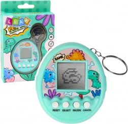 Tamagotchi kulcstartó Pet Egg – elektronikus játék gyerekeknek, türkiz