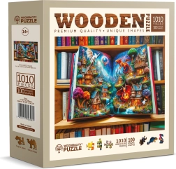 WOODEN CITY fa puzzle Varázslatos mesék 1010 darabbal