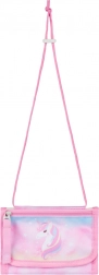Nyakba akasztható pénztárca Szivárvány Egyszarvú