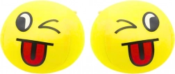 Puha Emoji labda, sárga 9 cm