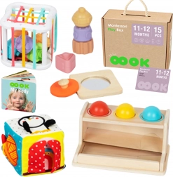 Tooky Toy montessori doboz 5 az 1-ben babáknak 11–12 hónapos korig