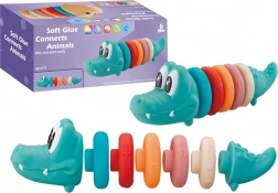 Puha oktató krokodil piramis babáknak