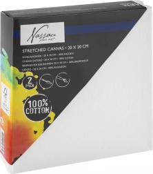 20 × 20 cm-es festővásznak pamutból