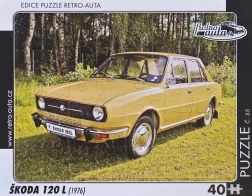 Puzzle RETRO-AUTA Škoda 120 L 40 darab
