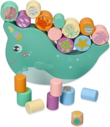 Fa egyensúlyozó játék – egyensúlyozó narvál